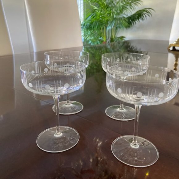 Luigi Bormioli Other - Luigi Bormioli Champagne Glasses-Set of 4